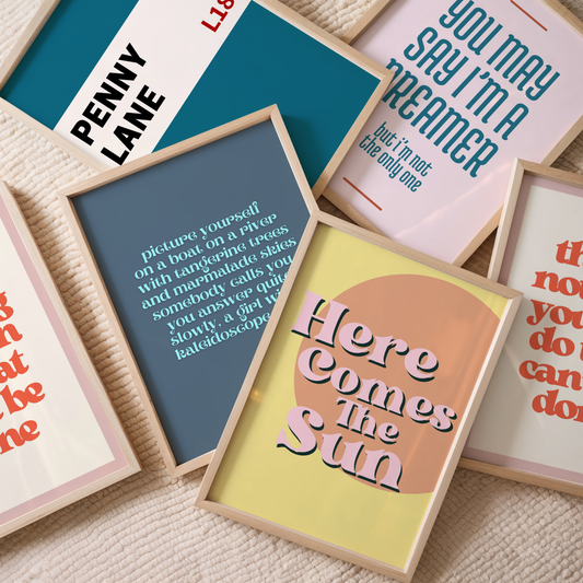 The Beatles Mini Print Set