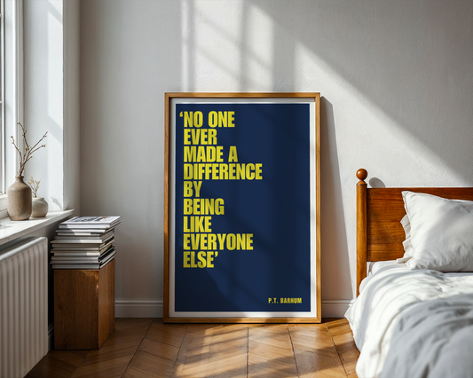 No One Ever Made A Difference..